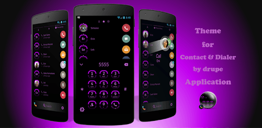 Neon Purple Contacts & Dialer PC screenshot Neon Purple Contacts & Dialer PC screenshot