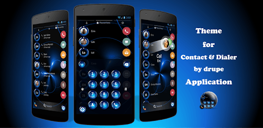 Spheres Blue Contacts & Dialer Theme PC screenshot Spheres Blue Contacts & Dialer Theme PC screenshot