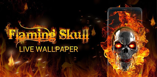 Flaming Skull Live Wallpaper for Free PC screenshot