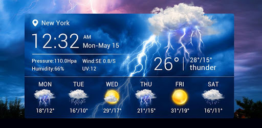 Live Weather Forecast App PC screenshot