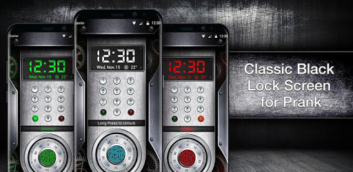 Classic fingerprint lock screen for prank PC screenshot