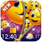 Funny emoji zipper lock screen for PC