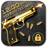 Gun shooting lock screen for PC