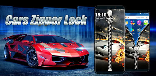 Car & zipper lock screen for you PC screenshot