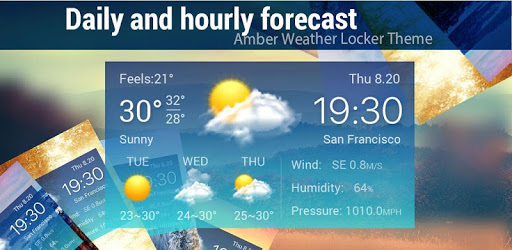 weather showing app PC screenshot