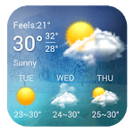 weather showing app icon