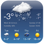 Free Weather Forecast & Clock Widget icon
