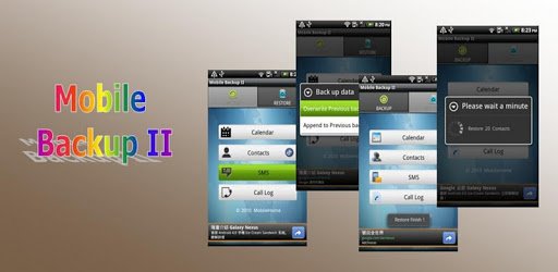 Mobile Backup 3 PC screenshot Mobile Backup 3 PC screenshot