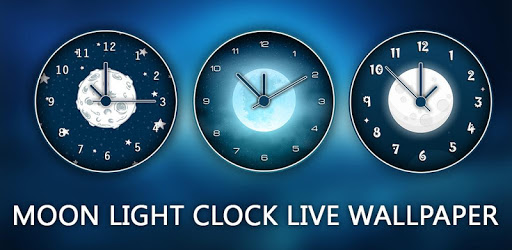 Moonlight Clock Live Wallpaper PC screenshot