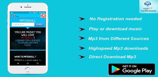 Mp3Skulls - Free Mp3 Downloads PC screenshot
