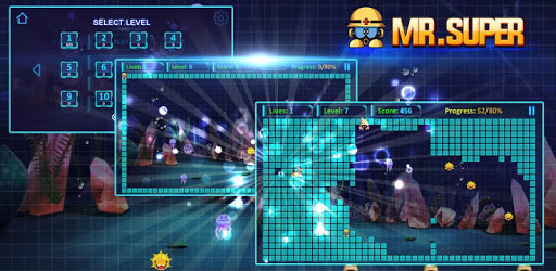Mr Super Fish: Star Hero Fill Build Blocks PC screenshot
