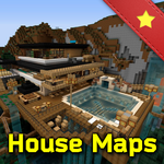 Pink house maps for minecraft for PC