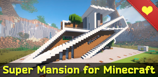 Super Mansion for Minecraft - pink house map PC screenshot Super Mansion for Minecraft - pink house map PC screenshot