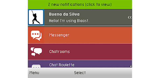 Blaast Messenger PC screenshot