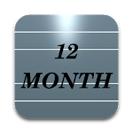 Twelve Month Calendar icon