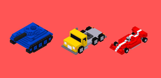 Blocky Turbo Race Cars 2D: Traffic Games PC screenshot