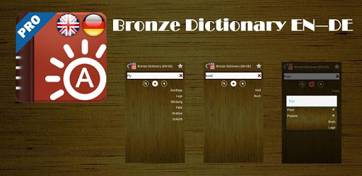 Bronze Dictionary (EN-DE) PC screenshot Bronze Dictionary (EN-DE) PC screenshot