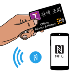 Shows T-money card balance icon