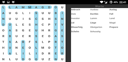 Word Search Free App PC screenshot