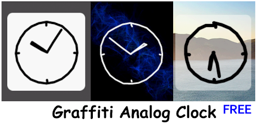 Graffiti Analog Clock FREE PC screenshot Graffiti Analog Clock FREE PC screenshot
