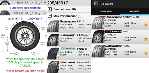 Tire Expert PC screenshot