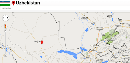 Uzbekistan map PC screenshot
