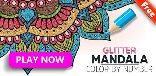 Mandala Glitter Color Puzzle - Paint by Numbers PC screenshot Mandala Glitter Color Puzzle - Paint by Numbers PC screenshot