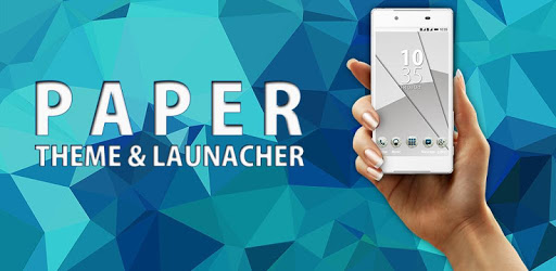 Paper Launcher Theme PC screenshot