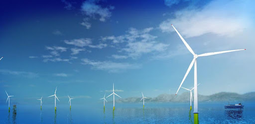 Coastal Wind Farm 3D Live Wallpaper PC screenshot