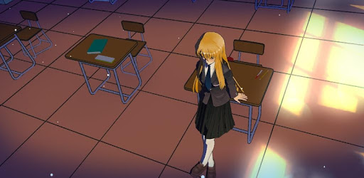 Anime Schoolgirl 3D Live Wallpaper Free PC screenshot