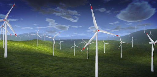 Wind Turbines 3D Live Wallpaper Free PC screenshot