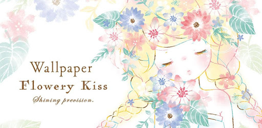 Wallpaper Flowery Kiss PC screenshot