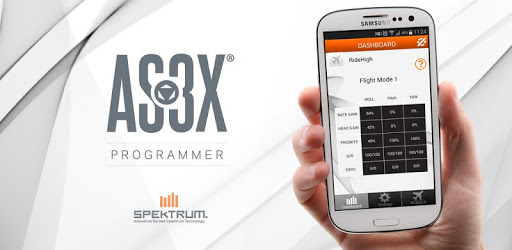 Spektrum AS3X Programmer PC screenshot Spektrum AS3X Programmer PC screenshot