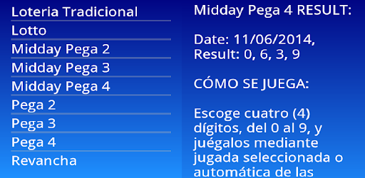 Puerto Rico winning numbers PC screenshot Puerto Rico winning numbers PC screenshot