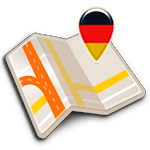 Map of Hamburg offline icon