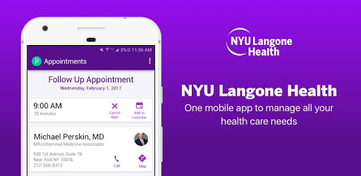 NYU Langone Health PC screenshot