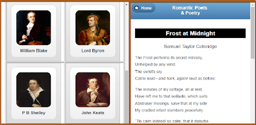 Romantic Poets & Poems PC screenshot Romantic Poets & Poems PC screenshot