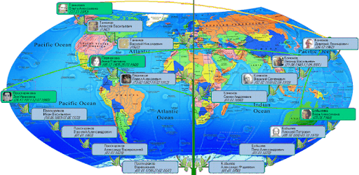 Genealogical trees of families PC screenshot