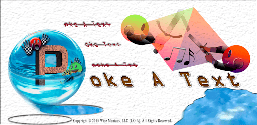 Poke A Text: Text / Music game PC screenshot