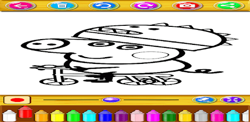 coloring book pepa PC screenshot