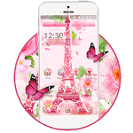 Pink Eiffel Tower Paris Theme for PC Pink Eiffel Tower Paris Theme for PC