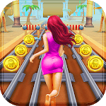 Pink Princess Run - Subway Escape Girl Run Temple for PC