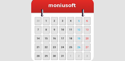 Moniusoft Calendar PC screenshot