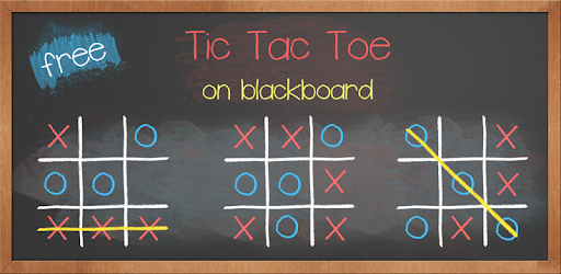 Tic Tac Toe on blackboard PC screenshot