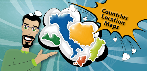 Countries Location Maps Quiz PC screenshot