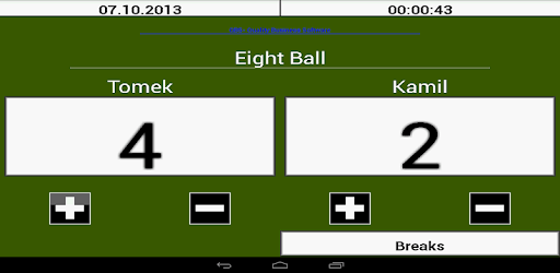 Pool Scoreboard PC screenshot