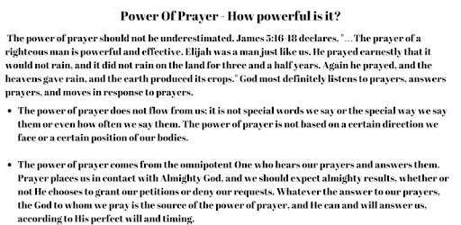 POWERFUL PRAYERS PC screenshot