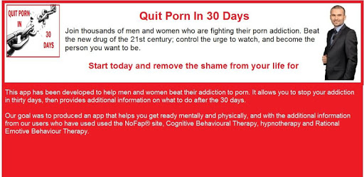 Quit porn in 30 DAYS, tips to quit porn addiction PC screenshot