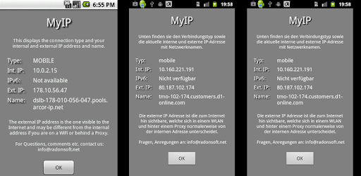 MyIP PC screenshot MyIP PC screenshot