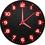 Red Analog Clock Live Wallpaper for PC Red Analog Clock Live Wallpaper for PC